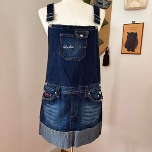 Y2K Baby Phat Overalls Mini Dress